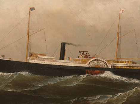 Painting of Ship in the Museum